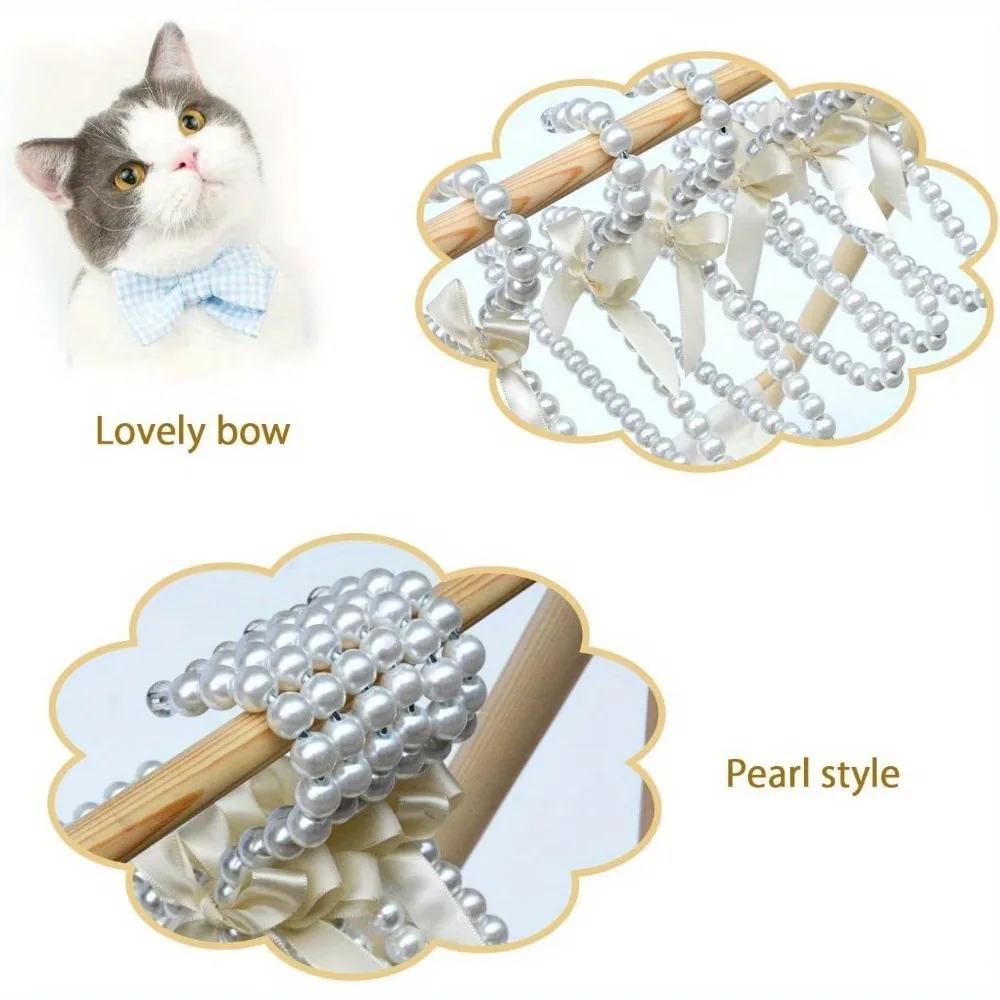 Kids pearl hanger styles compared - lovely bow style and plain pearl style